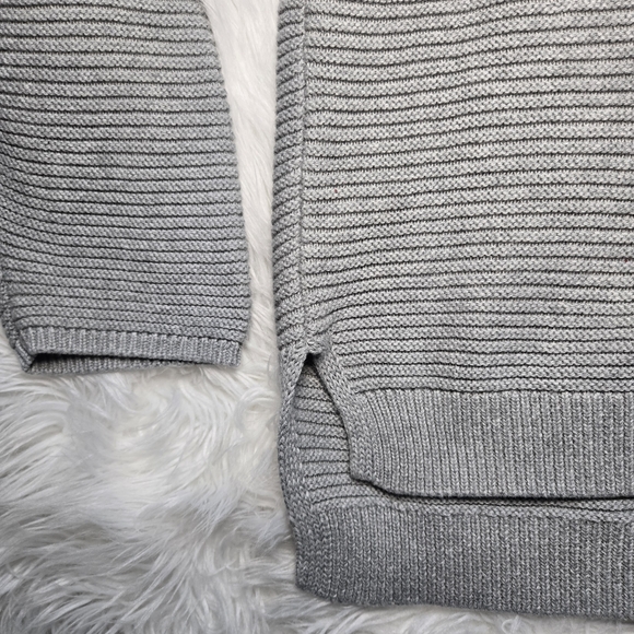 Tribal Light Gray Cowl Neck Sweater - Picture 6 of 7